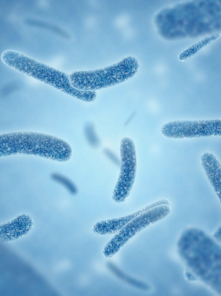 Close up of Legionella bacteria